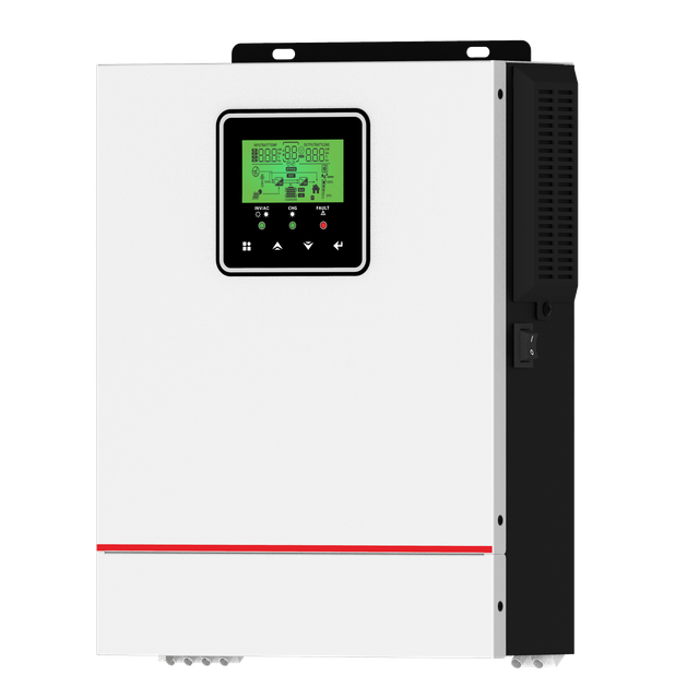  1200VA 800W 12V 40A MPPT مدمج PV 20-150VDC حجم صغير موجة جيبية نقية العاكس للطاقة الشمسية