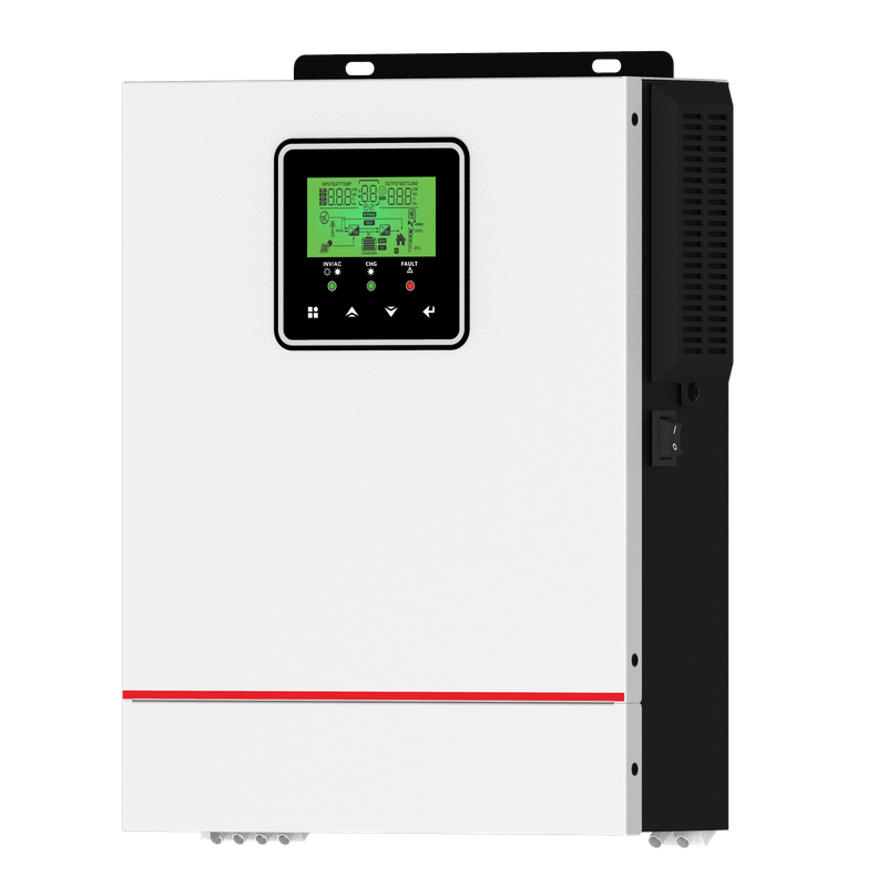  1200VA 800W 12V 40A MPPT مدمج PV 20-150VDC حجم صغير موجة جيبية نقية العاكس للطاقة الشمسية